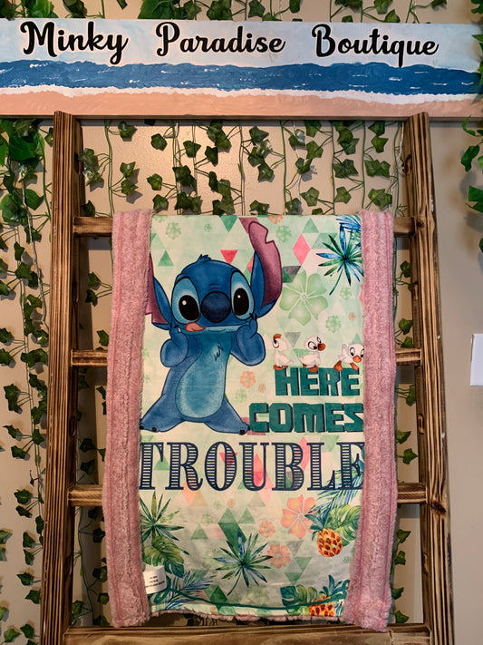 Stitch trouble/ rose crystal chinchilla