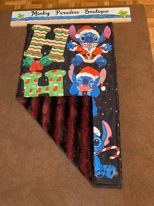 Stitch Christmas/ Cardinal mamba